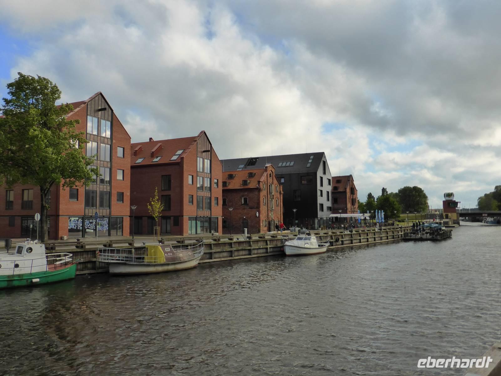 Klaipeda - Speicherhäuser am Ufer der Dani