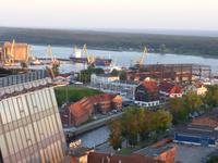 Blick auf Klaipeda 