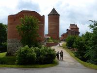 Die Burg von Turaida in Lettland