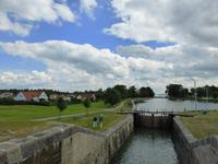 An den Götalandkanal-Schleusen in Berg 