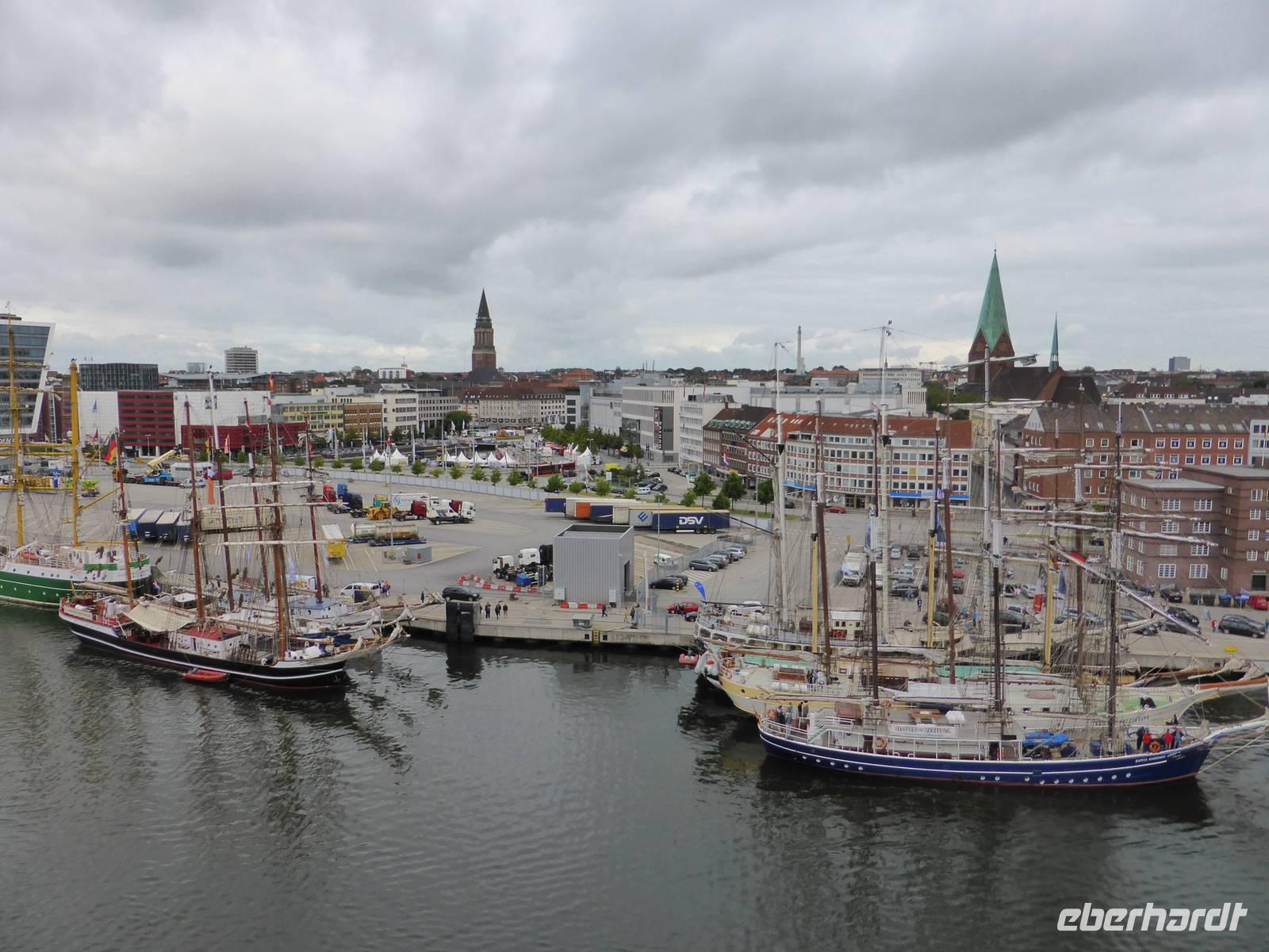 Ankunft in Kiel/ Kieler Woche
