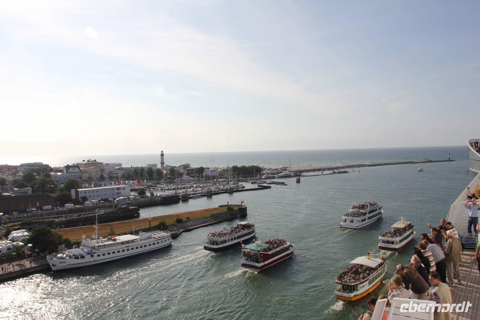 Ausschiffung in Warnemuende