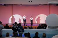 Willkommensfeier auf dem Pooldeck