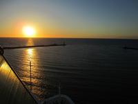 Ein wunderschöner Sonnenuntergang 