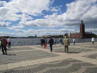 Blick auf das Stadshuset von der Altstadt aus