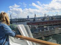 Ausfahrt aus dem Hafen von Gdynia 