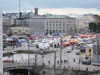In Helsinki war reges Markttreiben