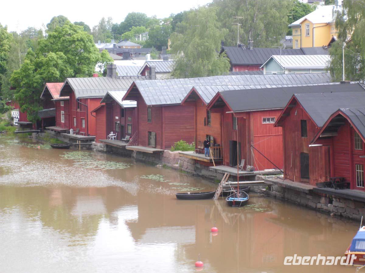 alte Speicher in Porvoo