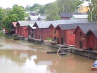 alte Speicher in Porvoo