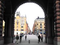 Blick in die Drottninggatan