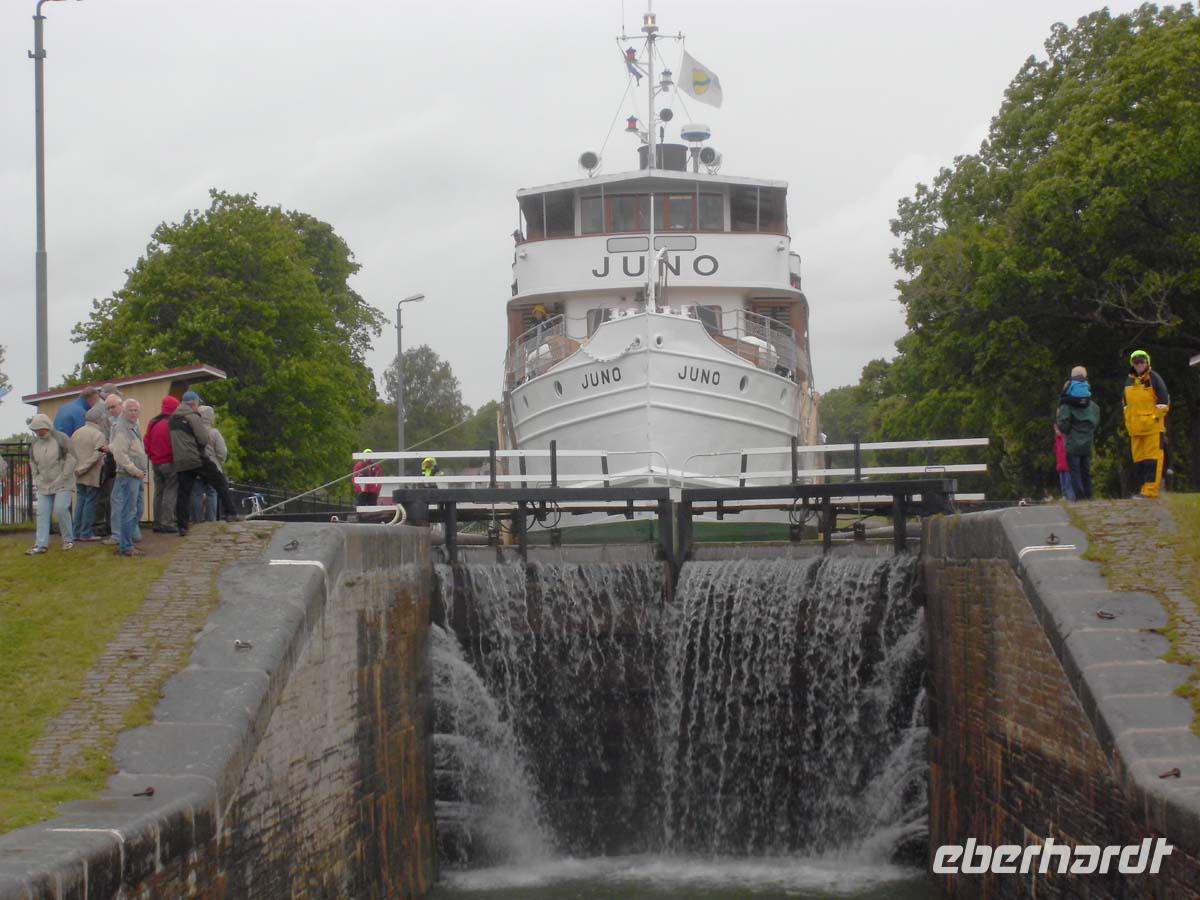 Schleuse in Berg am Götakanal