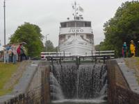 Schleuse in Berg am Götakanal