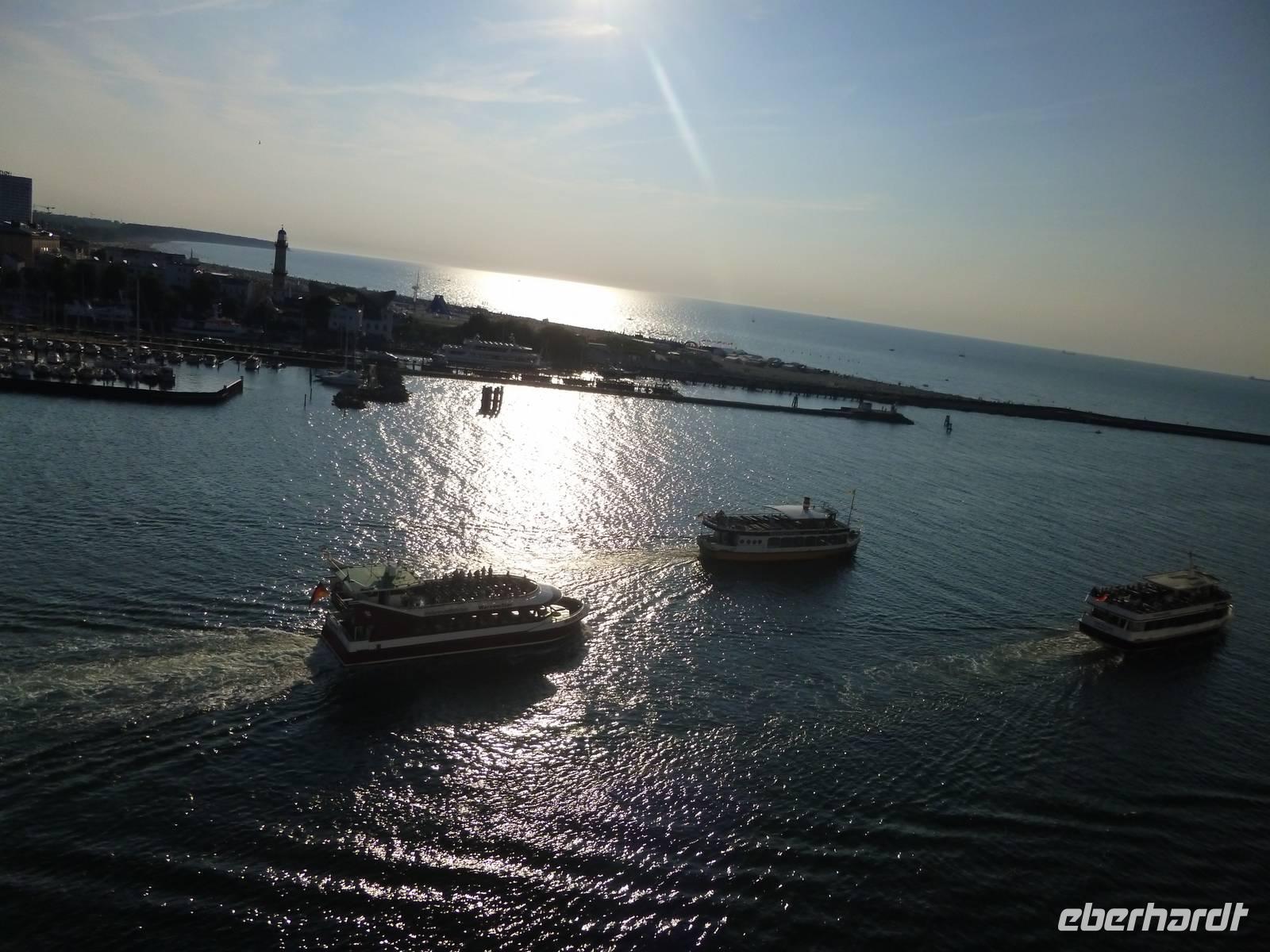 wir starten in Warnemünde