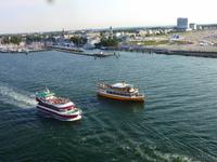 auslaufen in Warnemünde