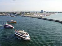 Blick auf Warnemünde