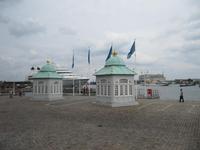 Abfahrtspavillons