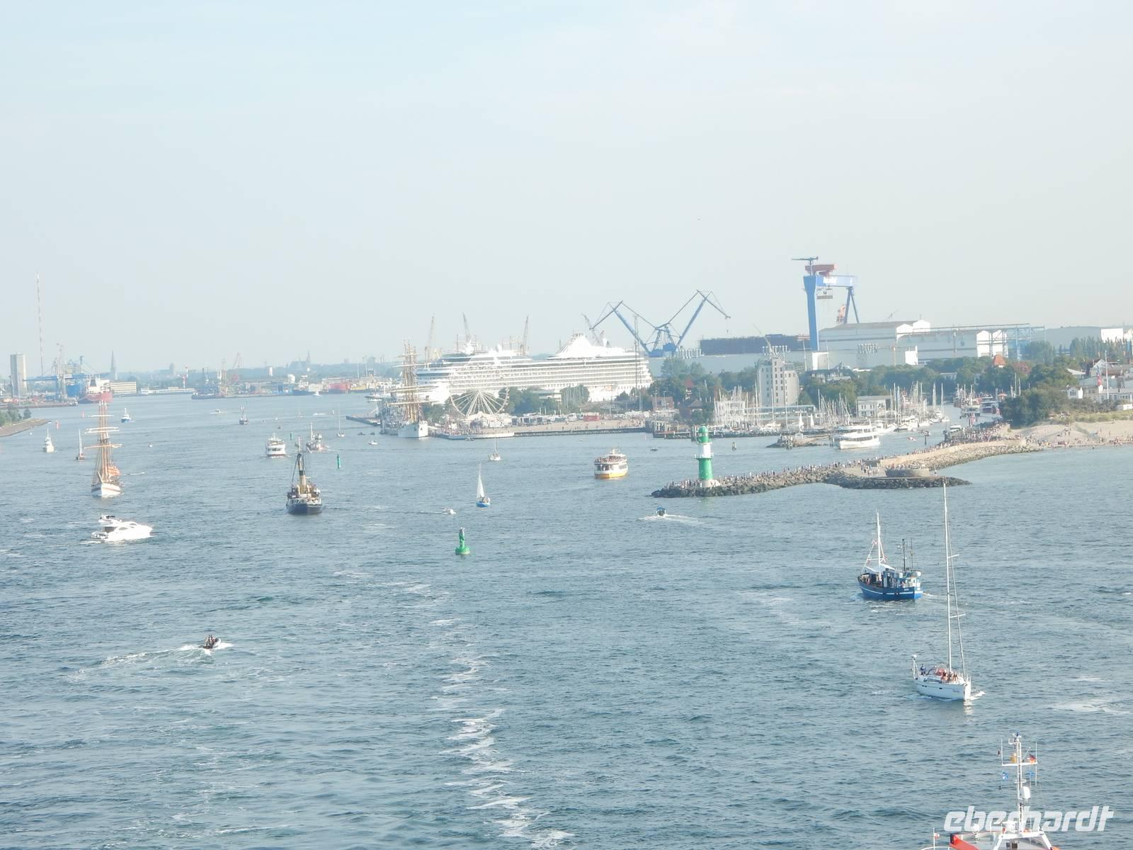 Blick von der AIDA