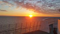 Sonnenuntergang auf Hoher See