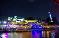 Bootstour in Singapur mit Lasershow am Marina Bay Sands Hotel
