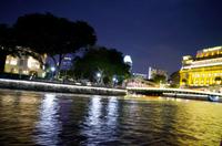 Bootstour in Singapur mit Lasershow am Marina Bay Sands Hotel