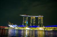 Bootstour in Singapur mit Lasershow am Marina Bay Sands Hotel