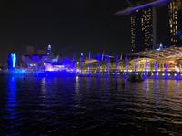 Bootstour in Singapur mit Lasershow am Marina Bay Sands Hotel