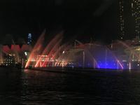 Bootstour in Singapur mit Lasershow am Marina Bay Sands Hotel