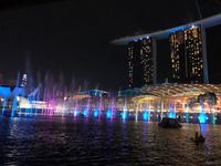 Bootstour in Singapur mit Lasershow am Marina Bay Sands Hotel
