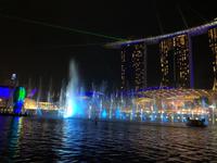 Bootstour in Singapur mit Lasershow am Marina Bay Sands Hotel