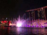 Bootstour in Singapur mit Lasershow am Marina Bay Sands Hotel