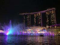 Bootstour in Singapur mit Lasershow am Marina Bay Sands Hotel
