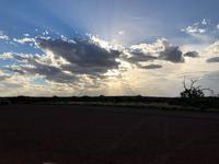 Sonnenuntergang am Ayers Rock