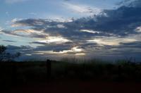 Sonnenuntergang am Ayers Rock