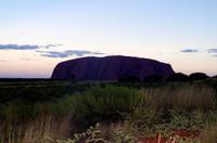 Sonnenuntergang am Ayers Rock