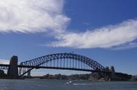 Spaziergang und Blick auf das Sydney Opera House