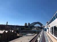 Ausschiffung mit der Diamond Princess aus Sydney