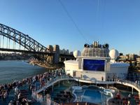 Ausschiffung mit der Diamond Princess aus Sydney