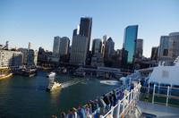 Ausschiffung mit der Diamond Princess aus Sydney