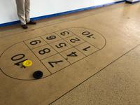Shuffleboard der Eberhardt Gruppe auf der Diamond Princess