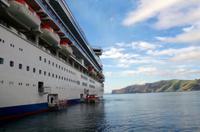 Ankunft in Akaroa, Neuseeland