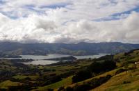 Foto-Stopp an der Hilltop Tavern mit Blick über die Landschaft