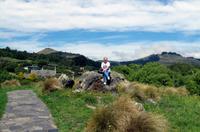 Foto-Stopp am Cashmere Hill Lookout mit Blick über Christchurch