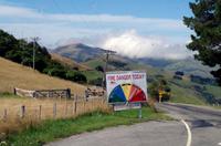 Fahrt von Christchurch zurück nach Akaroa