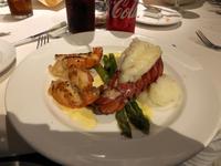 Abendessen auf der Diamond Princess