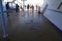 Shuffleboard der Eberhardt Gruppe auf der Diamond Princess