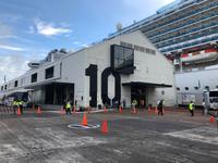 Ankunft im Hafen in Auckland