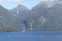 Dusky Sound, das erste Schiff seit Stunden