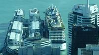 Auckland, Blick vom Skytower auf die Celebrity