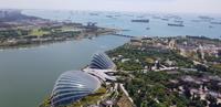 Ausblick auf Gardens by the Bay