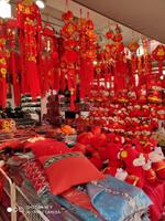 überall dominierte die Farbe Rot